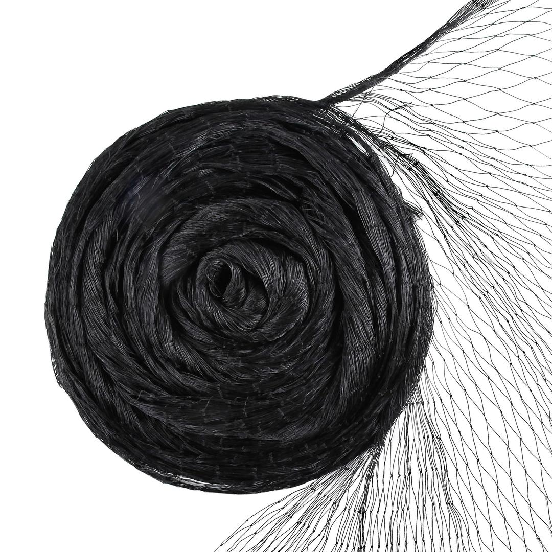 EMEKIAN Garden Netting, 50' x 50' Heavy Duty Bird Netting Deer Fence Net, 1" Mesh Poultry Netting for Chicken Coop, Run & Garden, Protect Fruit Trees, Vegetables from Birds, Deer, Squirrels