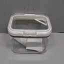 Brown Sugar Container Airtight, Brown Sugar Keeper Storage Container with Spoon and Terracotta Savers for Softening, Stackable One-Touch Opening 1.3Qt(42Oz/1.2L)