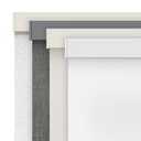 AOSKY Cordless Blackout Roller Shades for Windows, 36"W x 72"H, Linen White