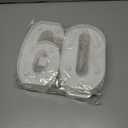 2 x H:7.88 inches Light Up Numbers 60 Sign for Party Decor, 60th Birthday Decorations for Women, 60th Wedding Anniversary Party Centerpieces Table Decorations for Men