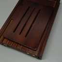 Bathtub Tray & Bath Tray for Tub Expandable Bamboo Bath tub Tray, Bathtub Caddy, Adjustable Foldable Waterproof Bath Trays for tub with Phone, Glass, Book & Tab Holder (Free Soap Dish)