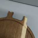 Umigy 2 Pcs Christmas Charcuterie Boards Christmas Tree Wooden Cutting Board with Handle Antler Acacia Wood Cute Cutting Board for Cheese Fruit Bread Salad Vegetables Snack Dessert