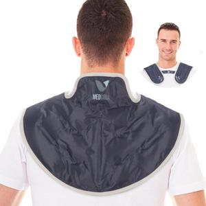 Medcosa Ice Pack for Neck & Shoulder  Reusable Hot & Cold Therapy Wrap, Plush Gel Compress with Adjustable Strap for Migraine, Muscle & Post-Workout Pain Relief