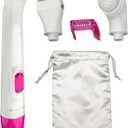Remington Smooth & Silky Body & Bikini Kit, Cordless bikini trimmer and shaver for women, Waterproof for grooming in the shower, White/Pink