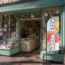 Snow Cones Feather Flag for Business Advertising 6 FT Swooper Flag for Storefronts Retailers Shops Food Trucks Events and Fairs (Flagpole Not Included)