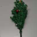 Baquler 2 Pcs Solar Christmas Tree Garden Stake Lights Outdoor Christmas Tree Yard Decorations Multicolor Solar Stakes for Pathway Lawn Patio Xmas Ornament (Vibrant Style)