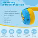 Kids Headphones Bluetooth for Boys, Toddler Headphones Wireless for School, 85/95dB Volume Limited, 50H Playtime, Bluetooth 6.0, Built in Mic, Fast Charging for Tablet, iPad, Cellphone