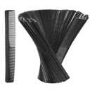 Hestya 36 Pack Hair Comb Bulk 7 Inch Carbon Fiber Cutting Comb All Purpose for Men Women Plastic Hairdressing Styling for Salon or Hotel Hair Care, Black