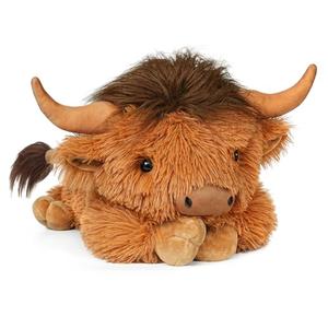 WDXDSOB Weighted Highland Cow Stuffed Animals, 4.2 Lbs Weighted Highland Cow Plush for Kids & Adults, 21.6 Inch Large Cattle Pillow Toy Gift for Christmas Birthday Gift