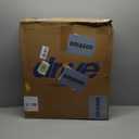 Drive Medical 11148-1 Folding Steel Bedside Commode Chair, Portable Toilet, Supports Individuals Weighing Up To 350 Lbs, with 7.5 Qt. Bucket and 13.5 Inch Seat, Grey