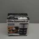 Elite Gourmet EHC9420 Automatic 5-Cup Brew & Drip Coffee Maker with Pause N Serve Reusable Filter, On/Off Switch, Water Level Indicator