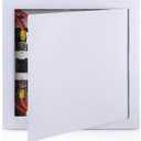 Plumbing Access Panel for Drywall 18 x 18 Inch Plastic Access Door Removable Wall Access Panel Ceiling Reinforced Hinged Durable White