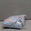 IWEMEK Women Spaghetti Strap Floral Lace Bridesmaid Cocktail Party Dress Cold Shoulder Ruffle Sleeve Wedding Guest Prom Dress (Medium, Light Blue)