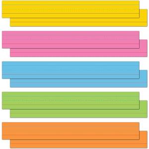Astrobrights Colored Sentence Strips, 3" x 24", 65 lb/176 gsm, 5-Color Assortment, 100 Count (91992)