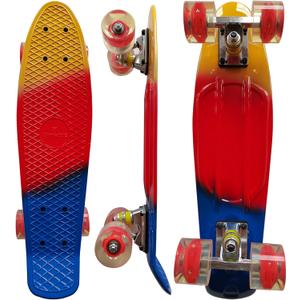Complete 22 Inches Skateboard (YRBLED)