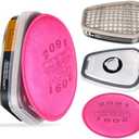 (2 in 1) 6001&2091 Respirator Filters, Respirator Cartridge, Compatible with 6000,7000,FF-400 Respirator, Suitable for Filtering Dust, Paint, Organic Vapor