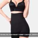 VENDAU Butt Lifting Shapewear for Women Butt Shaper Body Shaper Tummy Control Butt Lifter Panties for Women But Crossdresser (Black, XXL)