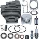 AUMEL Big Bore 49mm Cylinder Nikasil Piston Crankshaft Bearings Oil Seals Decompression Gasket Kit for Stihl MS361 Chainsaw 1135 020 1202