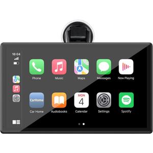 9-Inch Wireless Car Stereo with Carplay, Backup Camera, GPS Navigation, Android Auto - by LAMTTO