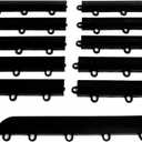 Big Floors Female Transition Edge Kit, Durable Interlocking Modular Garage Floor Edging, Compatible with RaceDeck, GarageTrac and GarageDeck Products, (11 Piece), Black