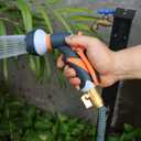 UNWAVER Garden Expandable Telescopic Hose end Adapter with Shut Off Valve Garden Retractable Hose Repair Kit fitting 1Set