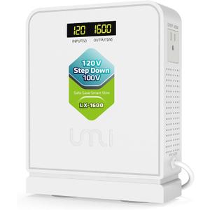 120V to 100V Voltage Converter 1600watts Step Down toroidal Voltage Converter for Japan appliances Used in USCE, CQC Certified