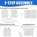24 Pcs Silver Shimmer Wall Backdrop Panels for Party Decoration, 12 inch x 12 inch Silver Sequin Backdrop for Birthday Graduation Anniversary Engagement