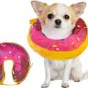 Inflatable Dog Neck Donut Collar for Post Surgery Recovery - Alternative to Elizabethan Collar (Extra Small Size, XS)