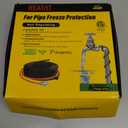 HEATIT 70ft Self-Regulating Pipe Heating Cable for Pipe Freeze Protection, Automatic with Built-in Thermostat for Metal And Plastic Home Pipes, Energy-Saving Heat Tape for Pipes ETL Listed, 120V 3W/FT