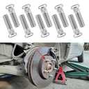 RGOAANC 10PCS Wheel Studs, Steel Tire Studs, 49mm Long & M12x1.5 Steel Lug Bolts, Car Accessories Wheel Lug Stud Compatible with Chevy Lexus Toyota Scion Pontiac, Replace #610-266 90942-02049