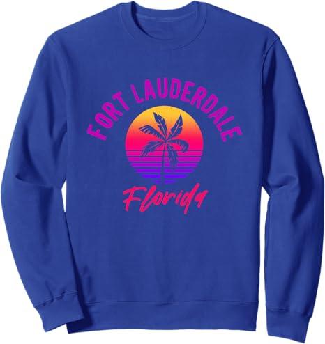 Fort Lauderdale Florida / Vintage Sun of Fort Lauderdale FL Sweatshirt, XL