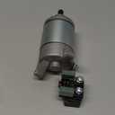 Starter Motor & Relay for Yamaha YFM35 YFM350 Grizzly 350 2007-2014 Bruin 350 2004-2006 Wolverine 350 2006-2009, Replaces 3HE-81800-00-00 3HE-81890-00-00