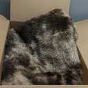 3x5 Shag Area Rug - Fluffy Fuzzy Nursery Kids Girls Room Rug - Soft Plush Furry Bedside Carpet- Tie-Dyed Brown