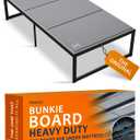 Meliusly Heavy Duty Bunkie Board Twin Size (38x75) - Non-Slip Breathable Bed Support Board for Slatted Bed Frame, Anti-Sag Under Bed Support, Noise Minimizing Moisture Resistant Bed Board