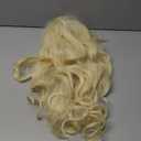 BERON 24" Stylish Blonde Wig for Women Long Curly Wavy Light Blonde Wig with Bangs Synthetic Wavy Wigs Long Wigs for Daily Party (24 Inch (Pack of 1))