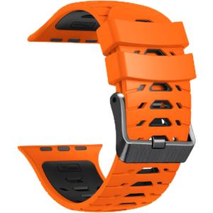 Watch Band for Apple Watch Ultra 2 49mm 45mm 44mm 42mm Soft Rubber watch bands for iWatch SE 1 2 Series 4 5 6 7 8 9 for men women