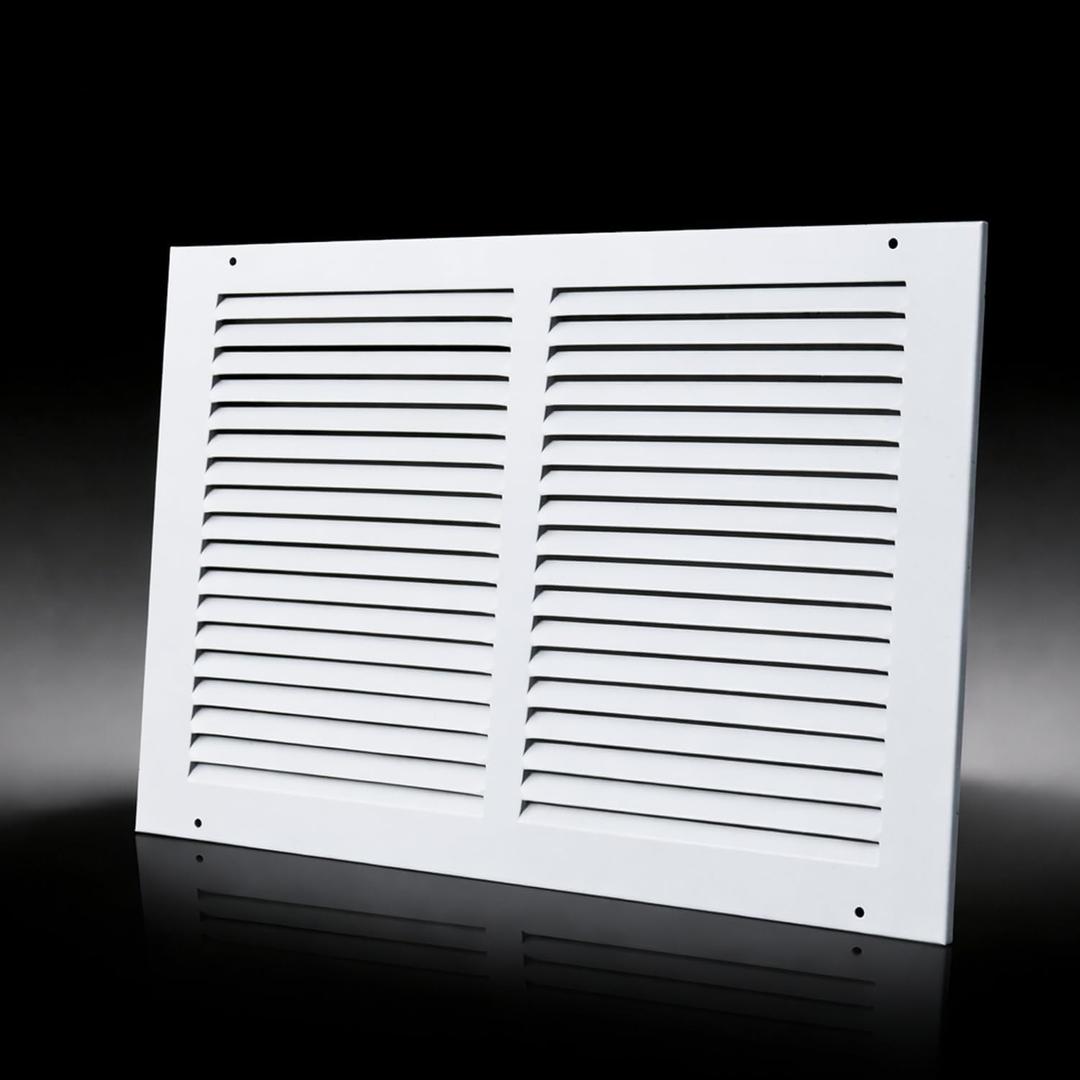 Steel Return Air Grill,Return Air Vent Cover (Duct Opening) Cold Air Return Vent Cover for Wall or Ceiling (16"W x 10"H Duct Opening)