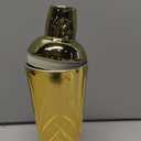 Gold Crystal Cocktail Shaker - 18.5oz-Jumbo &Heavy for Professional, Elevated Mixology.,Espresso Coffee, No Cold Hands. Holiday, Homebar, Parties，Season, Decoration,Durable&No Damage&Leaking