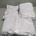 VEVOR 30 PCS White Folding Chair Covers - Ideal for Weddings, Parties, Dining, and Banquets - Universal, Washable Slipcovers for Folding Chairs - Elegant Event Dcor