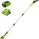 Greenworks 40V 8-Inch Cordless Polesaw, 2.0Ah Battery and Charger Included PS40B210