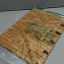 Mind Reader Bath Mat, Shower Mat, Bathtub Mat, Bathroom Accessory, Wood, Rayon from Bamboo, 23.5"L x 16.5"W x 0.4"H, Brown