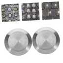 IMIKEYA 10pcs Tactile Paving for Blind Navigation Non- Guide Markers for Sidewalks, Subways and Airports High-Contrast Sensory Indicators Visually Impaired Safety