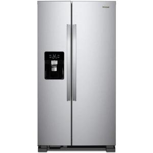 Whirlpool WRS325SDHZ 25 Cu. Ft. Stainless Side-by-Side Refrigerator