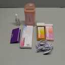 Waxfans Roll on Wax Kit, Waxing Kit for Women and Men, Wax Roller Waxing Kit for All Skin Types, Roll on Waxing Kit for Hair Removal, with Honey and Rose Wax Cartridges & 50 Pcs Wax Strips (Pink)