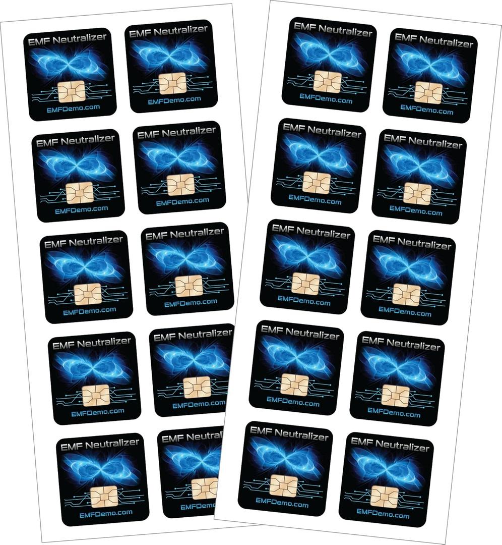 Cell Phone EMF Protection Neutralizers - Slim Design - Proudly Made in The USA - Developed by Dr. Valerie Nelson