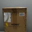 Kono Airline Approved Carry On Luggage, 22x14x9 inches, with TSA Lock, 20 Inch Expandable Lightweight Hardshell Suitcase (Pink, Suitable for 1-3 Days of Travel)