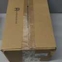 Amerdeco 4 Pack Matte Black Door Handles Interior,Knurled Privacy Door Handles with Lock,Heavy Duty Black Door Lever for Bedroom or Bathroom,Reversible Keyless for Left Right Handed Doors AM0033