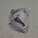 Fanuerg Women's V Neck Bikini Sets Hollow Out Push Up Swimsuit Criss Cross Back Two Piece Bathing Suit Black Stripe XL