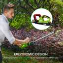 VIVOSUN 20" Cordless Hedge Trimmer, 20V Electric Bush Trimmer, 1400 RPM Shrub Trimmer, Dual-Action Laser Blade, 3/5" Cutting Capacity, Lightweight & Compact Trimmer, Battery and Fast Charger Included