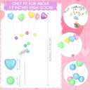 Suncalla 6 Pack Easter Tree Decorations Pastel Spring Decoration Easter Picks and Sprays Colorful Glitter Foam Hearts Picks for Vase Decor DIY Wedding Bouquet Flower Arrangement Home Centerpiece